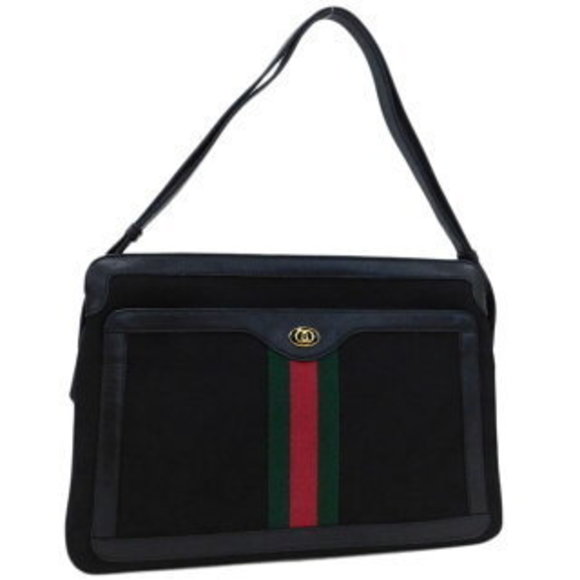 Gucci Shoulder Bag Multicolor Leather Sherry Line - Picture 1 of 8